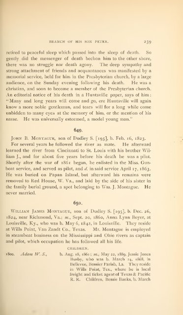 History and genealogy of Peter Montague, of Nansemond and ...