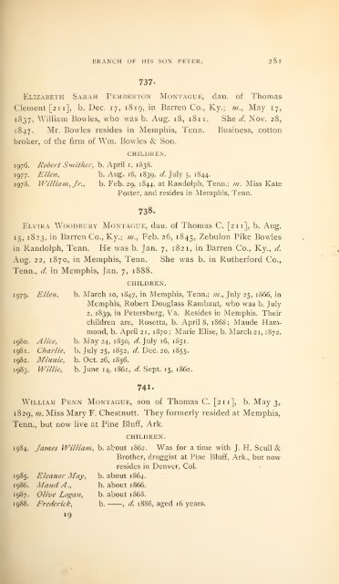 History and genealogy of Peter Montague, of Nansemond and ...