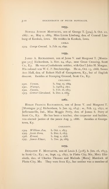 History and genealogy of Peter Montague, of Nansemond and ...