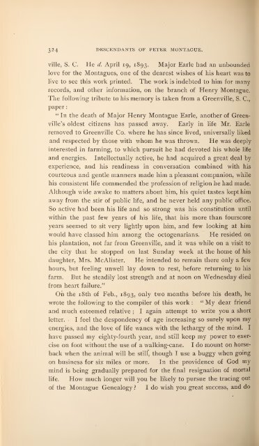 History and genealogy of Peter Montague, of Nansemond and ...