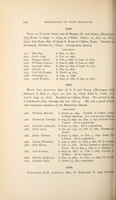 History and genealogy of Peter Montague, of Nansemond and ...