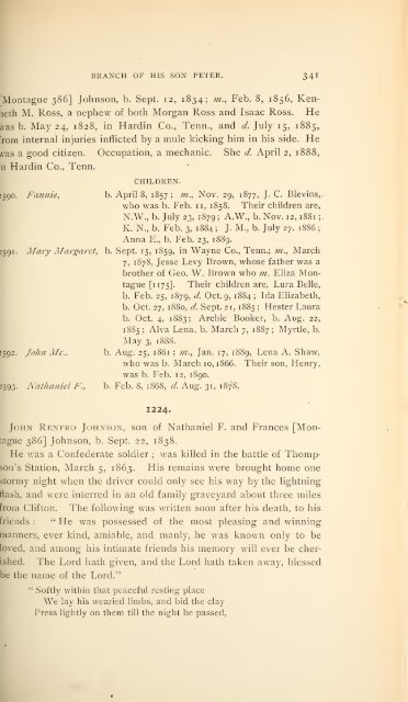 History and genealogy of Peter Montague, of Nansemond and ...