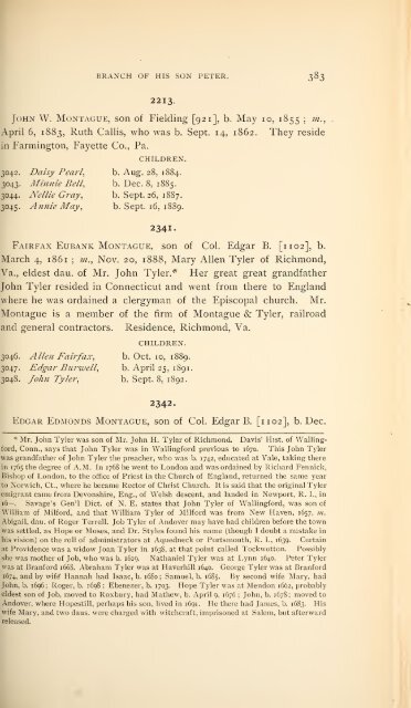 History and genealogy of Peter Montague, of Nansemond and ...