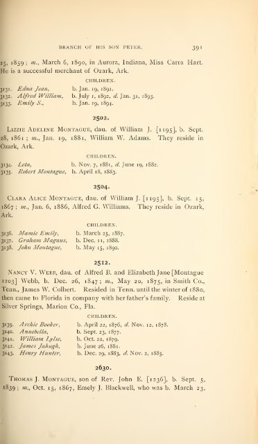 History and genealogy of Peter Montague, of Nansemond and ...