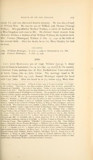 History and genealogy of Peter Montague, of Nansemond and ...