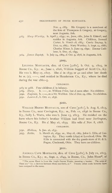 History and genealogy of Peter Montague, of Nansemond and ...