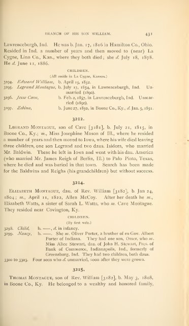 History and genealogy of Peter Montague, of Nansemond and ...