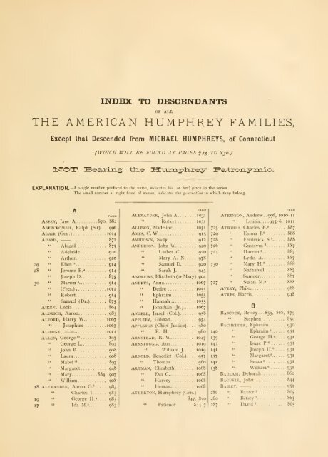 The Humphreys family in America - citizen hylbom blog