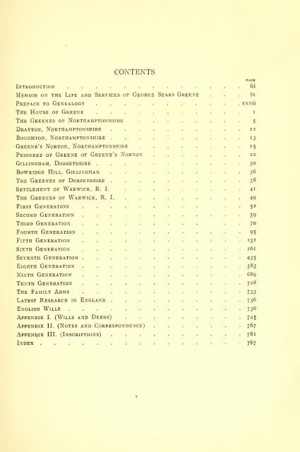 The Greenes of Rhode Island, with historical records of English ...