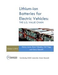 Lithium-ion Batteries - Center on Globalization, Governance ...