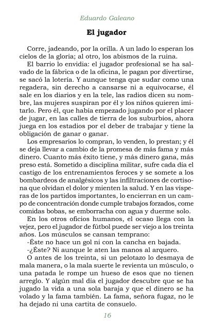 Galeano eduardo-El futbol a sol y sombra