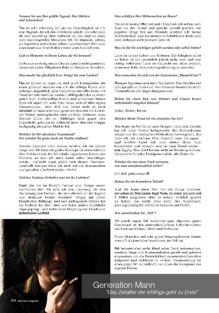 bond men's magazine - Ausgabe #003 [2011]