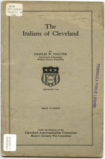 The Italians of Cleveland