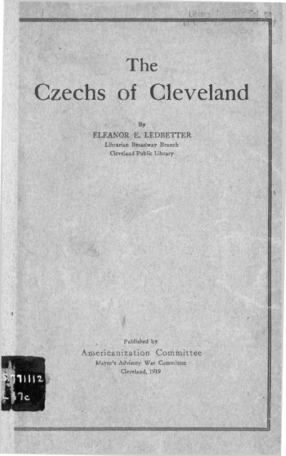 The Czechs of Cleveland