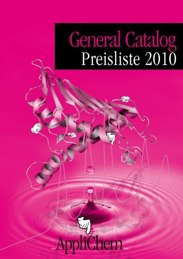 Preisliste 2010 - Applichem