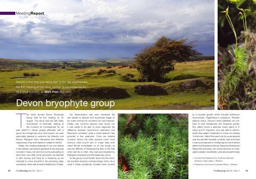 Devon bryophyte group