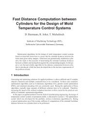 Fast Distance Computation between Cylinders for the Design of ...