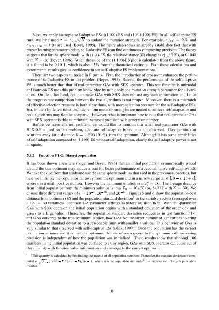 Self-Adaptive Genetic Algorithms with Simulated Binary Crossover