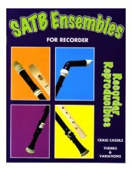 View the SATB Ensembles Book Sample - Themes & Variations