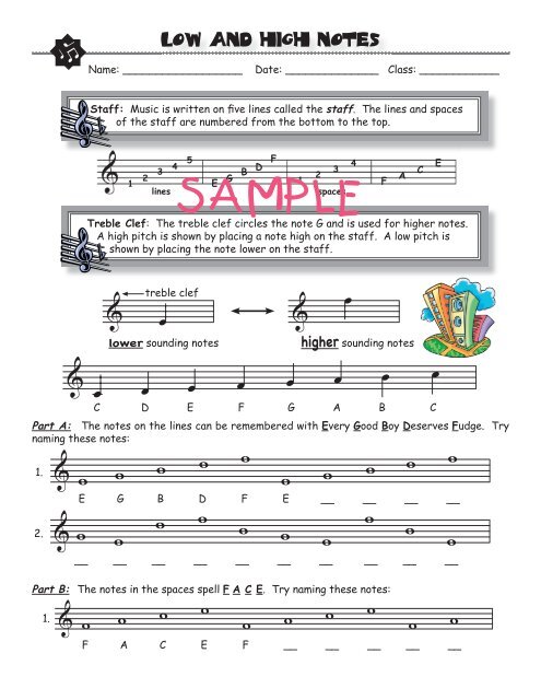 Sample Pages Easy Music Theory.indd