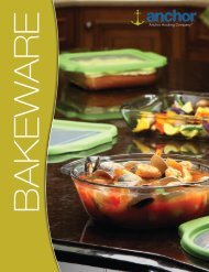 to download pdf version of the Bakeware Catalog - Anchor Hocking