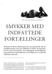 Smykker med indfattede fortællinger