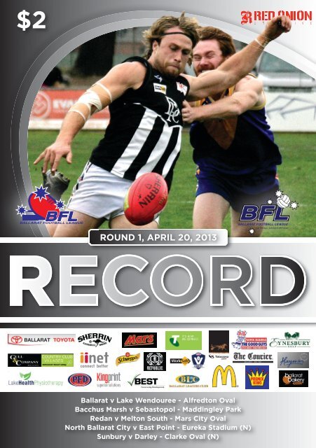 BFNL Record Round 2.indd - Ballarat Football League