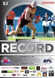 BFNL Record Round 3.indd - Ballarat Football League