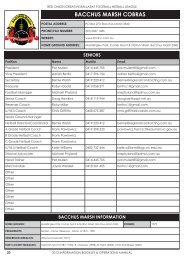 2013 Information Booklet - Ballarat Football League