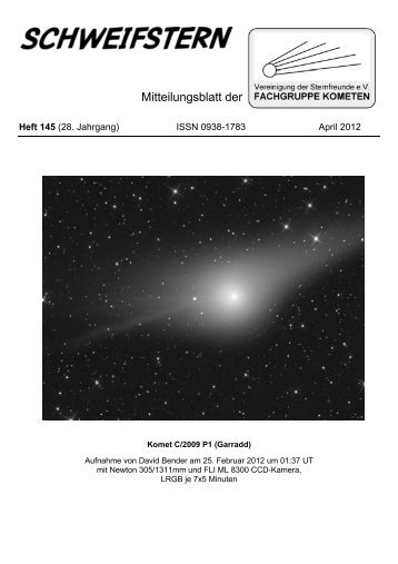 Schweifstern Nr. 145 - Fachgruppe Kometen