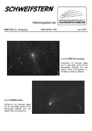 Schweifstern Nr. 122 - Fachgruppe Kometen