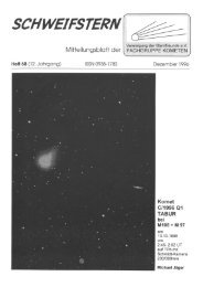 Schweifstern Nr. 68 (Dezember 1996) - Fachgruppe Kometen