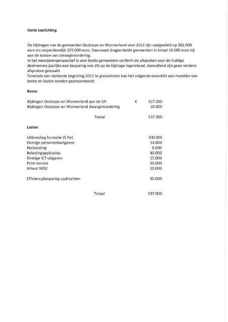 toetreding tot gemeenschappelijke regeling Cocensus 2012 B2