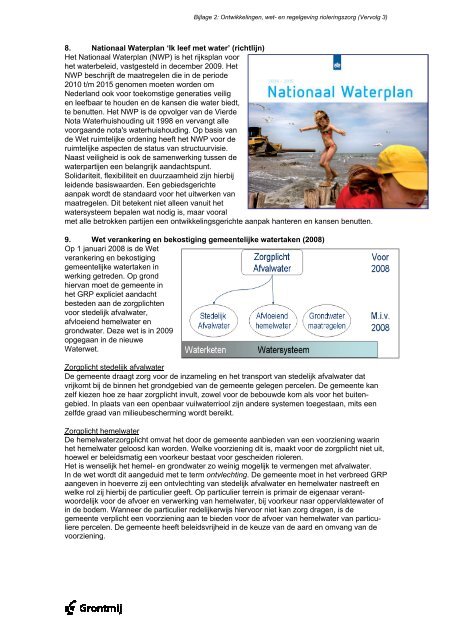 Gemeentelijk Rioleringsplan Wormerland - Besluitvorming ...