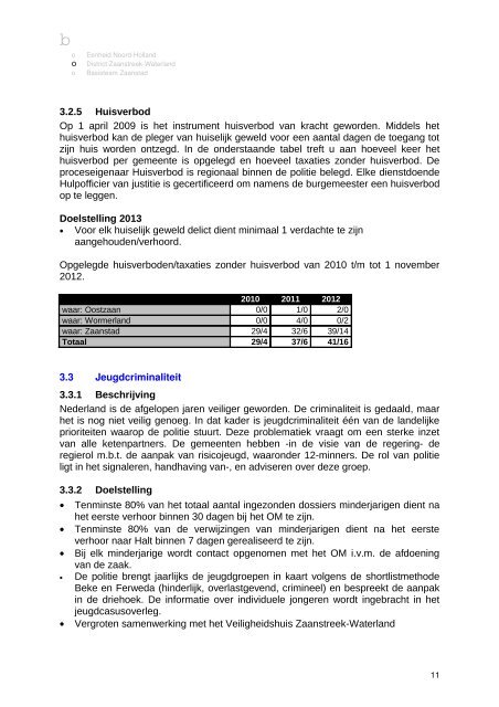 jaarplan politie 2013 B1.doc - Besluitvorming - Gemeente Wormerland