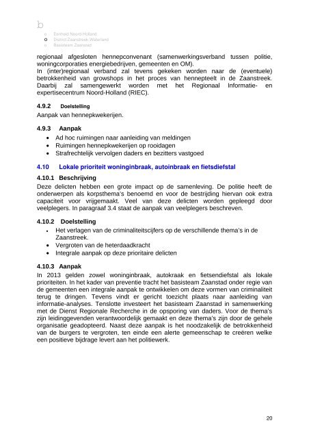 jaarplan politie 2013 B1.doc - Besluitvorming - Gemeente Wormerland