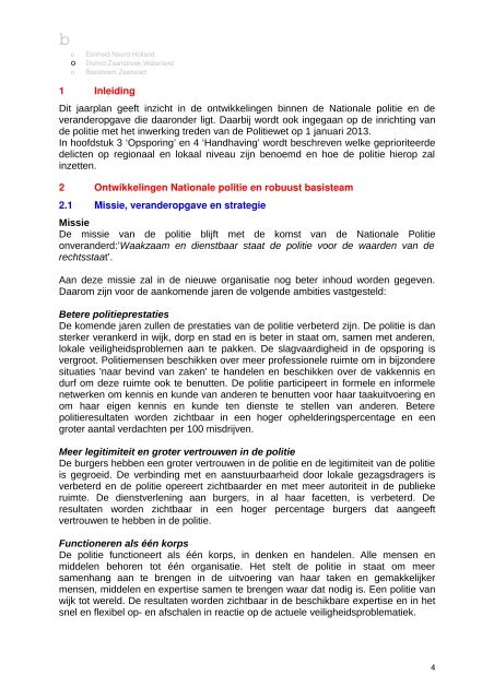 jaarplan politie 2013 B1.doc - Besluitvorming - Gemeente Wormerland