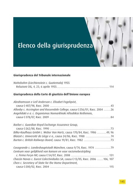 Manuale di diritto europeo della non discriminazione