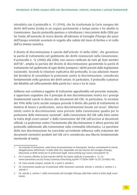 Manuale di diritto europeo della non discriminazione