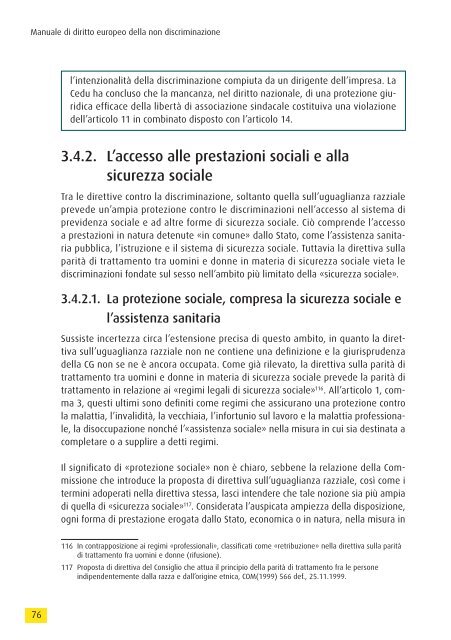 Manuale di diritto europeo della non discriminazione