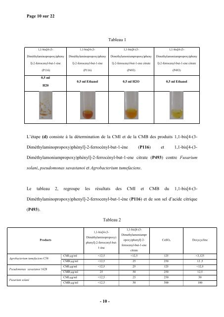Les ferrocényl diaryl butènes : des composés non phytotoxiques et d’intérêt phytopharmaceutique 