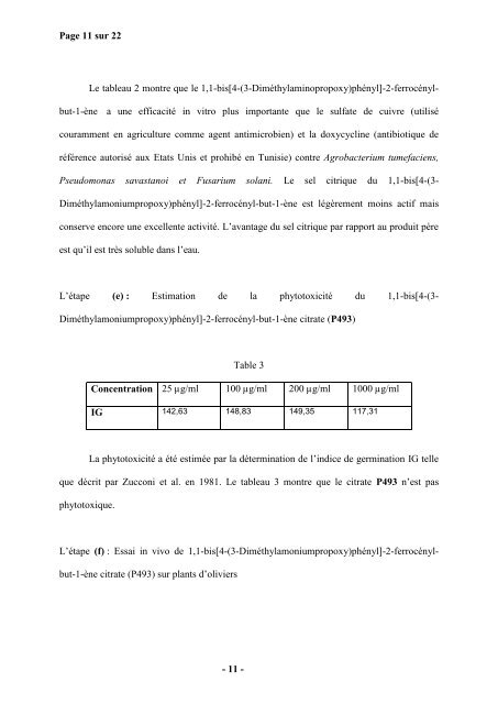 Les ferrocényl diaryl butènes : des composés non phytotoxiques et d’intérêt phytopharmaceutique 