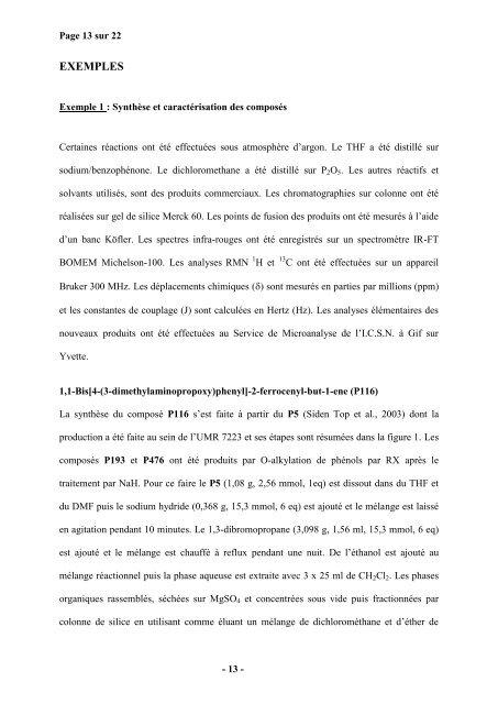 Les ferrocényl diaryl butènes : des composés non phytotoxiques et d’intérêt phytopharmaceutique 