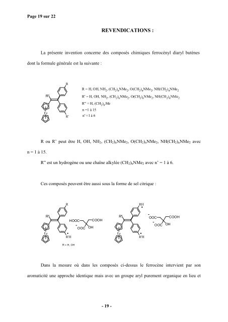 Les ferrocényl diaryl butènes : des composés non phytotoxiques et d’intérêt phytopharmaceutique 