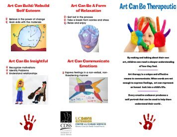 Art Therapy Brochure - The Center for Human Services, UC Davis