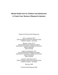 Mental Health Care for Children and Adolescents in Foster Care ...