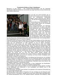 Französische Schüler zu Gast in Sandhausen - cm city media GmbH