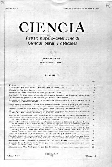 Números 1-2 - Consejo Superior de Investigaciones Científicas