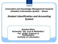 UKIM iKnow module 1.3 functional requirement - University Sts Cyril ...