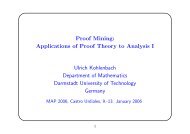 Proof Mining - Mathematics, Algorithms and Proofs